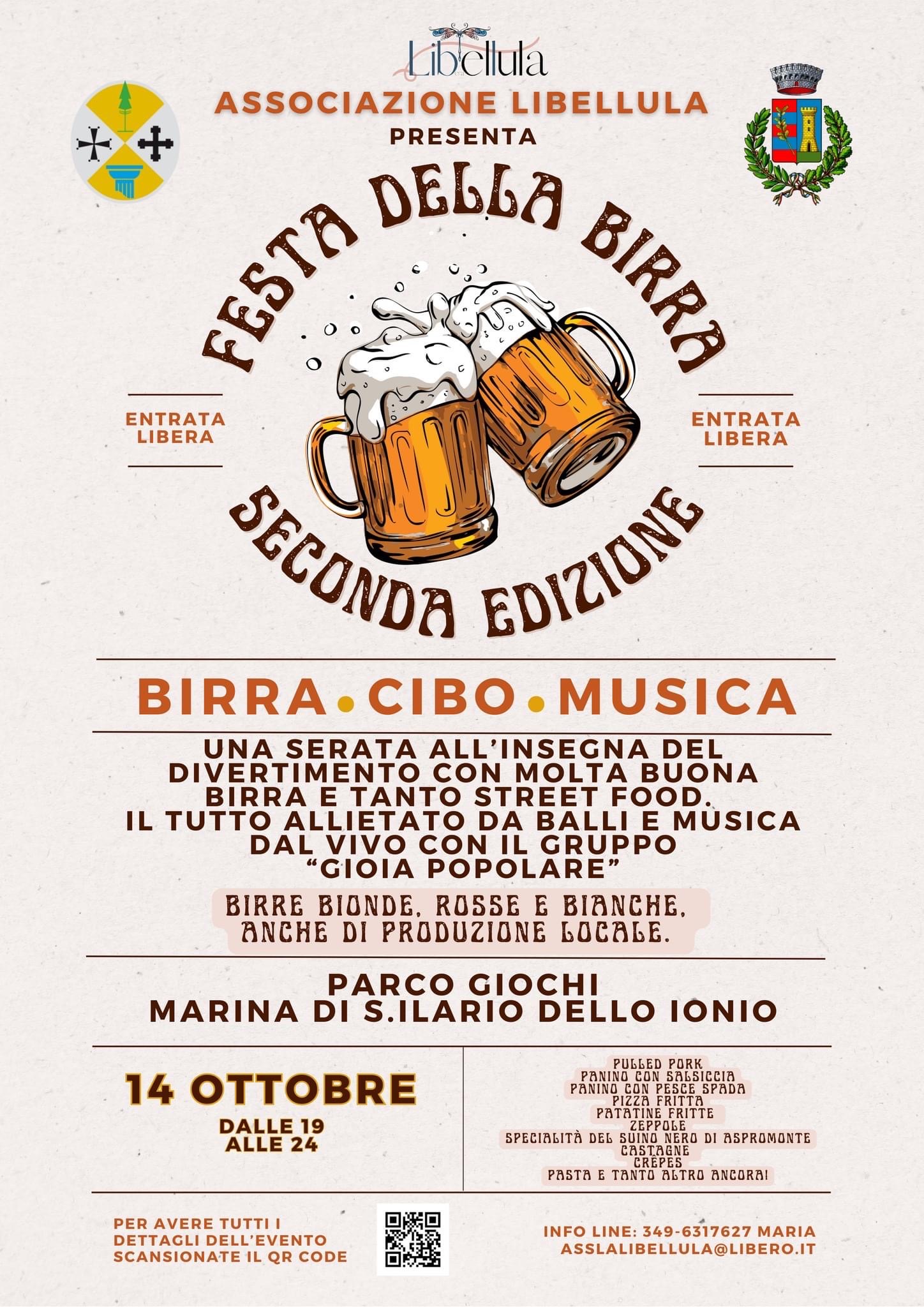 Sant’Ilario dello Ionio (RC): Sabato prossimo la seconda edizione della “Festa della birra”