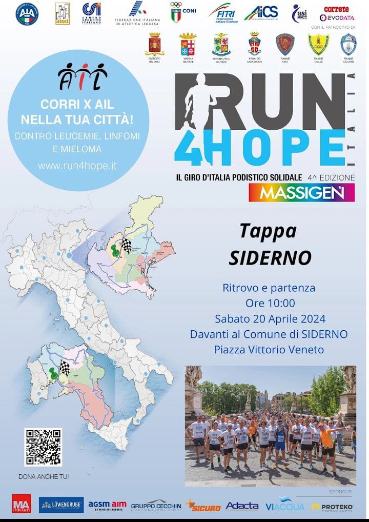 Siderno: "Run4Hope" la “corsa per la speranza”