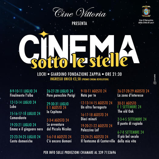 "Cinema Sotto le Stelle" 2024