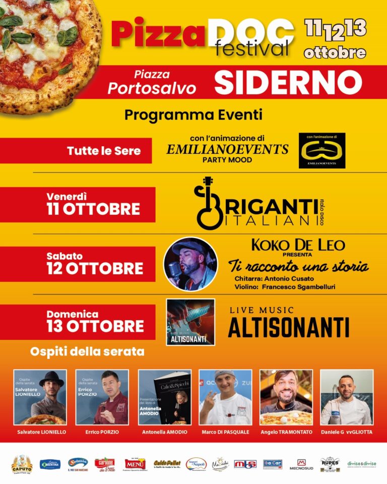 Siderno: Pizza DOC Festival