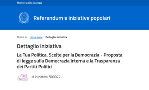 Referendum "Trasparenza dei partiti"